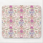 Pink Rustic Bows and Blossoms Mouse Pad<br><div class="desc">Boho and rustic mousepad featuring hand drawn illustration of bows and flowers in pink and purple colours.</div>
