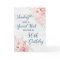 Pink Rustic Flowers Happy 80th Birthday Card