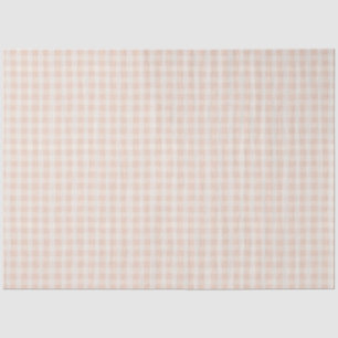 Pink Rustic Gingham Spring Farmhouse Tissue Paper
