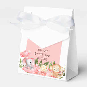 Pink Safari Theme Party Favour Tent Box