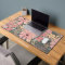 Pink Sage Green Flowers Leave Watercolor Pattern