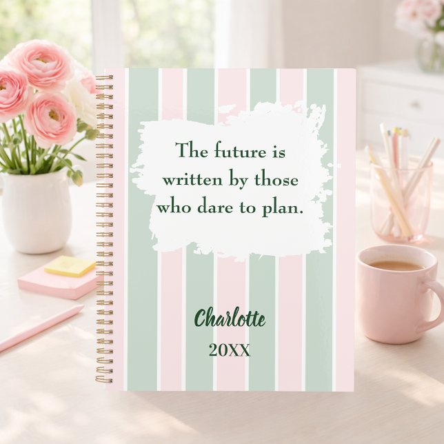 Pink sage green inspirational quote writing 2026 (Créateur téléchargé)