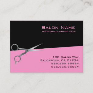 Pink Salon Business and Punch Cards