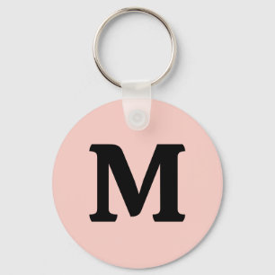 Pink Salt Solid Color Keychain