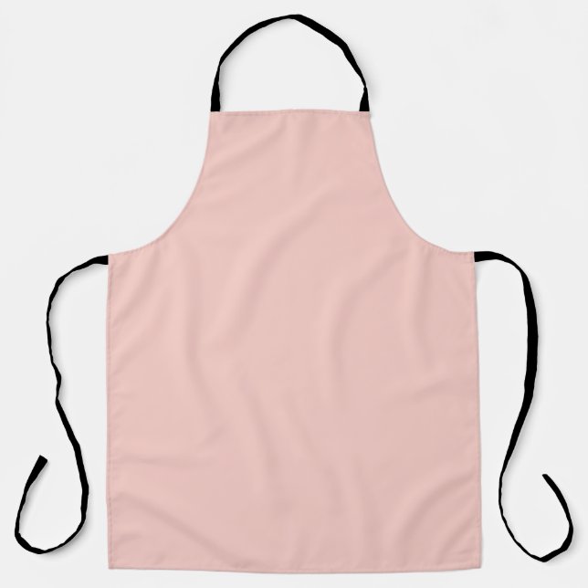 Pink Salt Solid Colour Apron (Front)