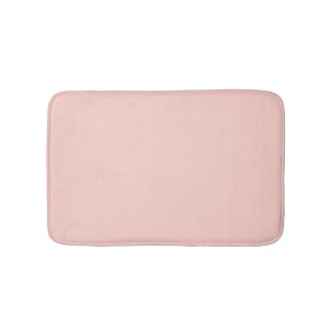 Pink Salt Solid Colour Bath Mat