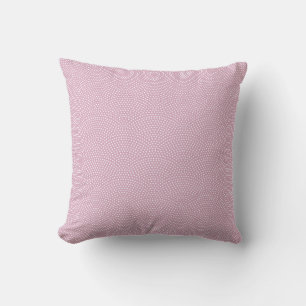 Pink Same Komon (shark skin) Throw Pillow
