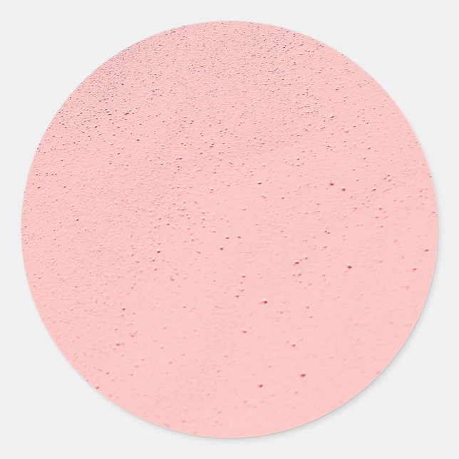 Pink Sand Classic Round Sticker (Front)