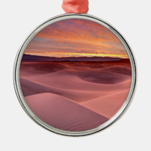 Pink sand dunes, Death Valley, CA Metal Ornament