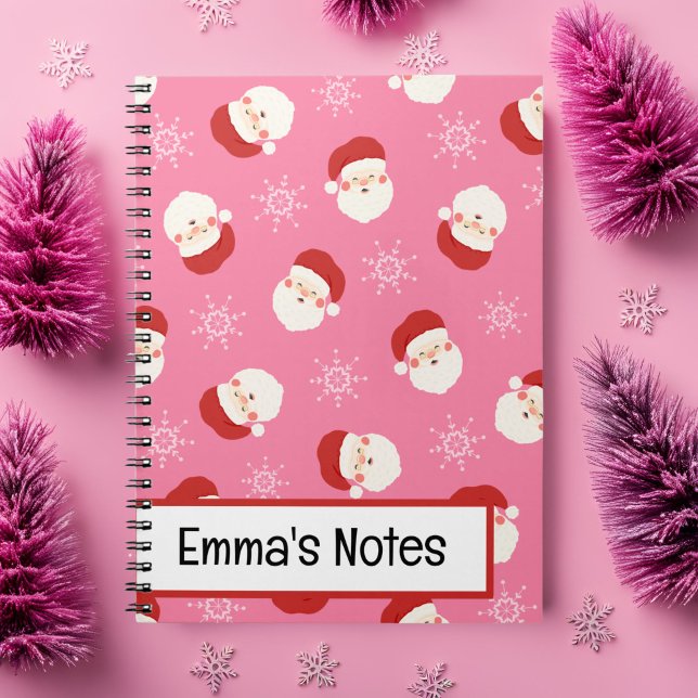 Pink Santa 2 Notebook (Pink Santa Notebook)
