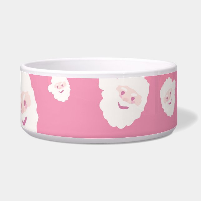 Pink Santa Christmas Collar (Front)