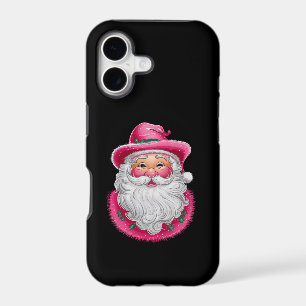 Pink Santa Retro Christmas Matching Family Party
