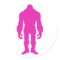 Pink Sasquatch Stickers