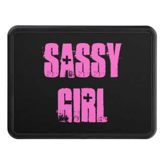 Pink Sassy Girl Truck Hitch Cover For Women