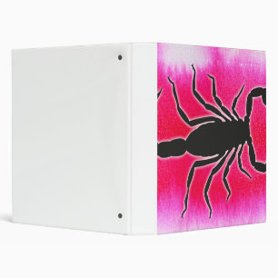 pink scorpio binder