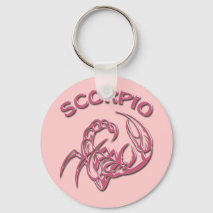 PINK SCORPIO KEYCHAIN