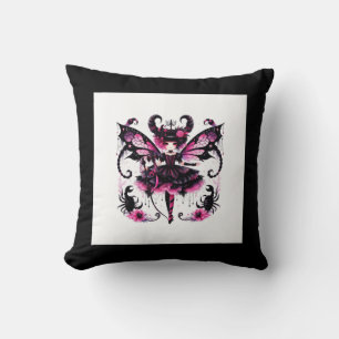 Pink Scorpion Astrology Zodiac Sign Scorpio Throw Pillow