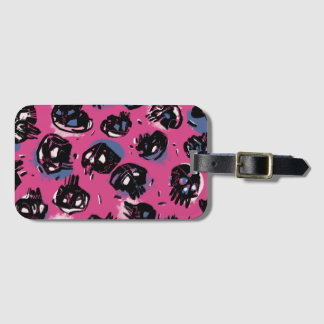 Pink scull emo Accessories  Travel Accessories   Luggage Tag