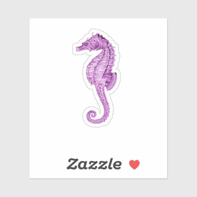 Pink Seahorse (Sheet)