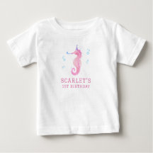 Pink Seahorse 1st birthday