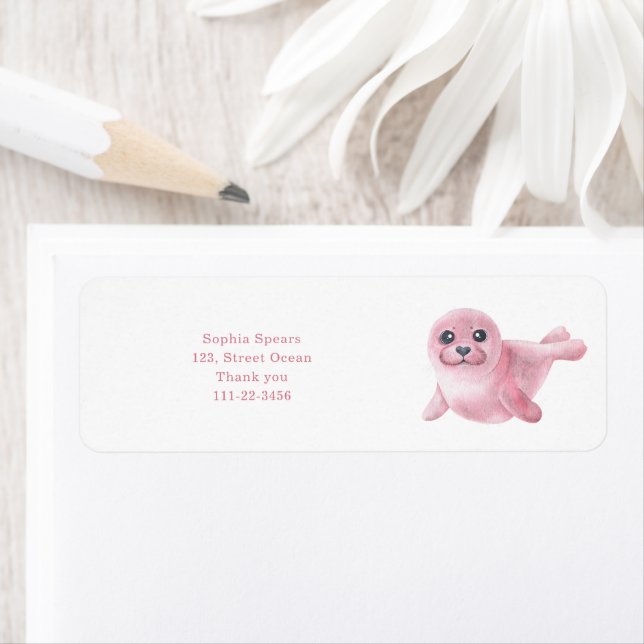 Pink Seal Under the sea Baby shower (Insitu)