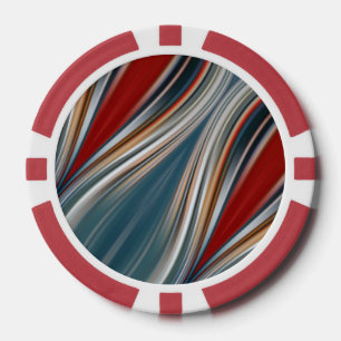 pink seamless pattern flow on poker chip