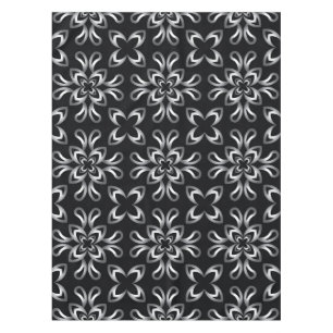 Pink seamless pattern on dark background tablecloth