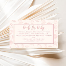 Pink Seashell Coastal Baby Shower Books For Baby