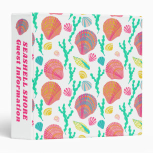 Pink Seashells Beach Vacation Rental Information Binder