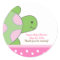 Pink Seaturtle SEA TURTLE Favour Sticker