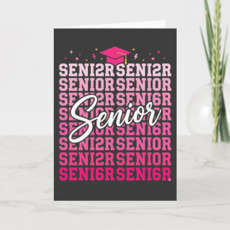 Pink Senior for Girls, Graduation Gift for Senior Card