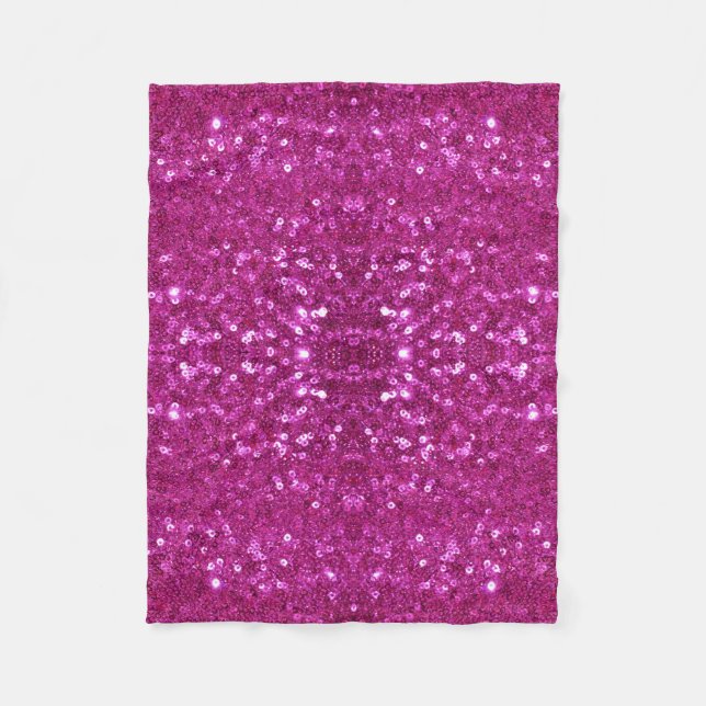 pink sequins blanket (Front)