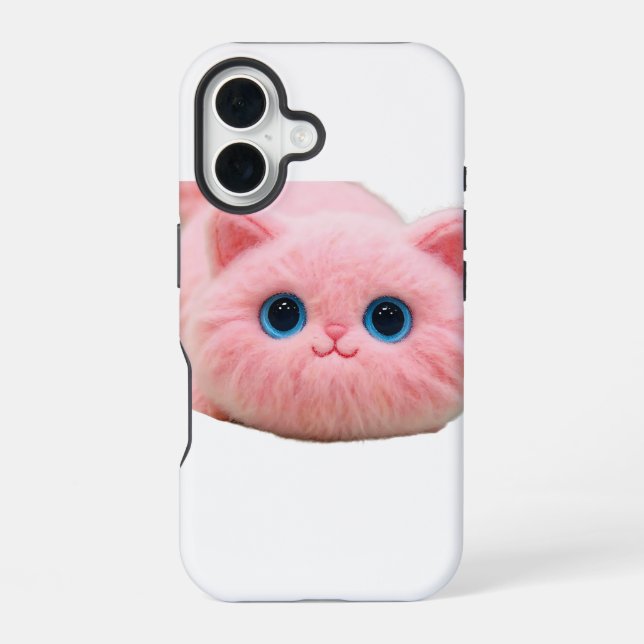 Pink Serenity 002 iPhone 16 Case (Back)