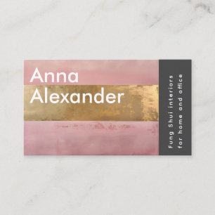 Pink Serenity Design 2 Business Card