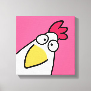Pink SERIOUS CHICKEN by Sandra Boynton Canvas Prin Print