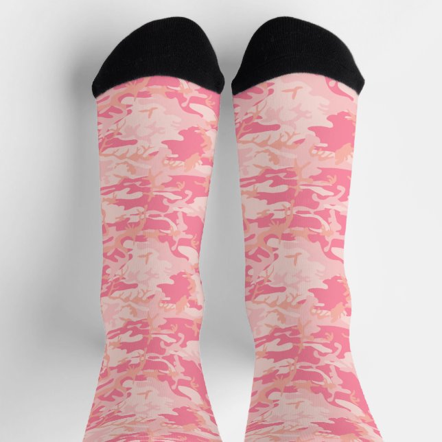 Pink Shades Crew Socks (Top)