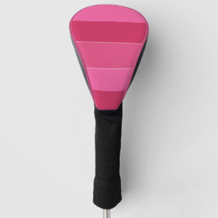 Pink Shades of Hawaii Stripes Golf Head Cover