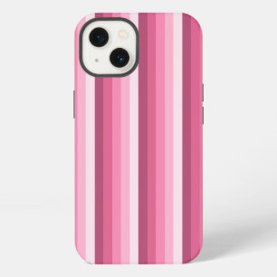 Pink shadow stripes Case-Mate iPhone case