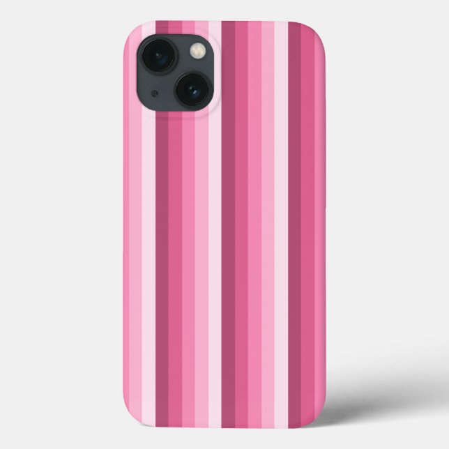 Pink shadow stripes Case-Mate iPhone case (Back)