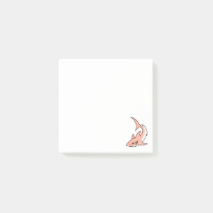 pink shark week cartoon tattoo art ocean animal  post-it notes