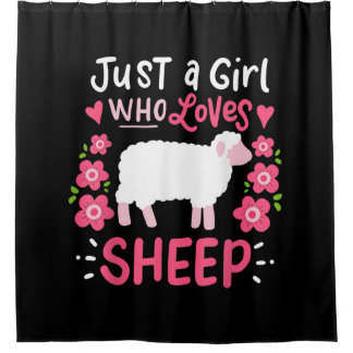 Pink Sheep | Just A Girl Who Loves Sheep Gift