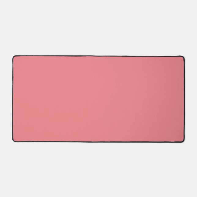 Pink Sherbet Desk Mat | Daisy Floral Print (Front)