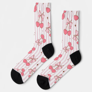 Pink sherry  socks