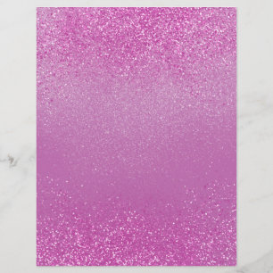 Pink Shimmer Glitter Dust Scrapbook Paper
