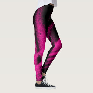 Pink Shimmer Printed Ladies Leggings