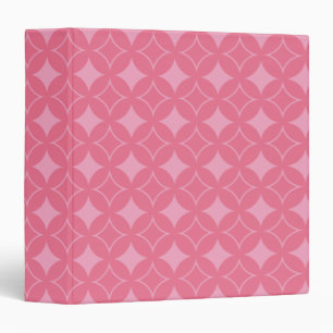 Pink shippo pattern binder