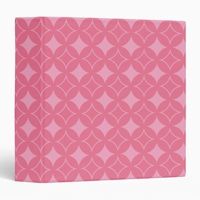 Pink shippo pattern binder (Front/Spine)
