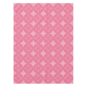 Pink shippo pattern tablecloth