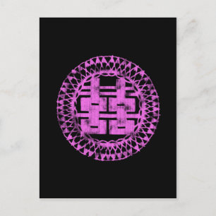 Pink Shuan Xi Postcard