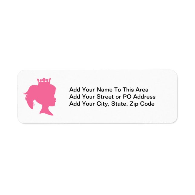 Pink Silhouette Princess T-shirts and Gifts (Front)